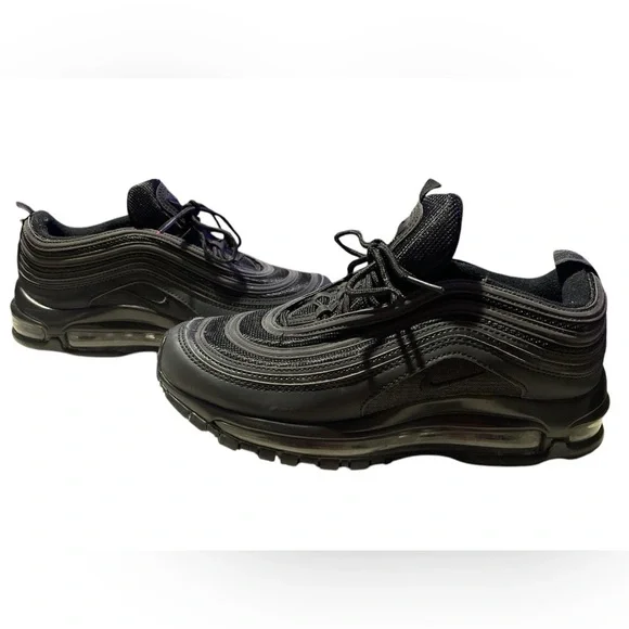NIKE AIR MAX 97 TRIPLE BLACK - Picture 1 of 7